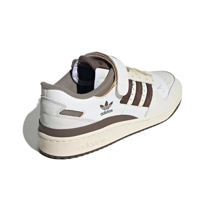אדידס פורום - ADIDAS FORUM Low Off White Brown SNEAKERS – תמונה 4