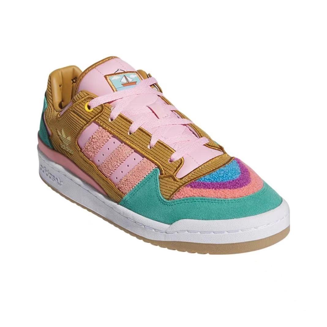 אדידס פורום - ADIDAS FORUM Low Multicolor SNEAKERS – תמונה 3
