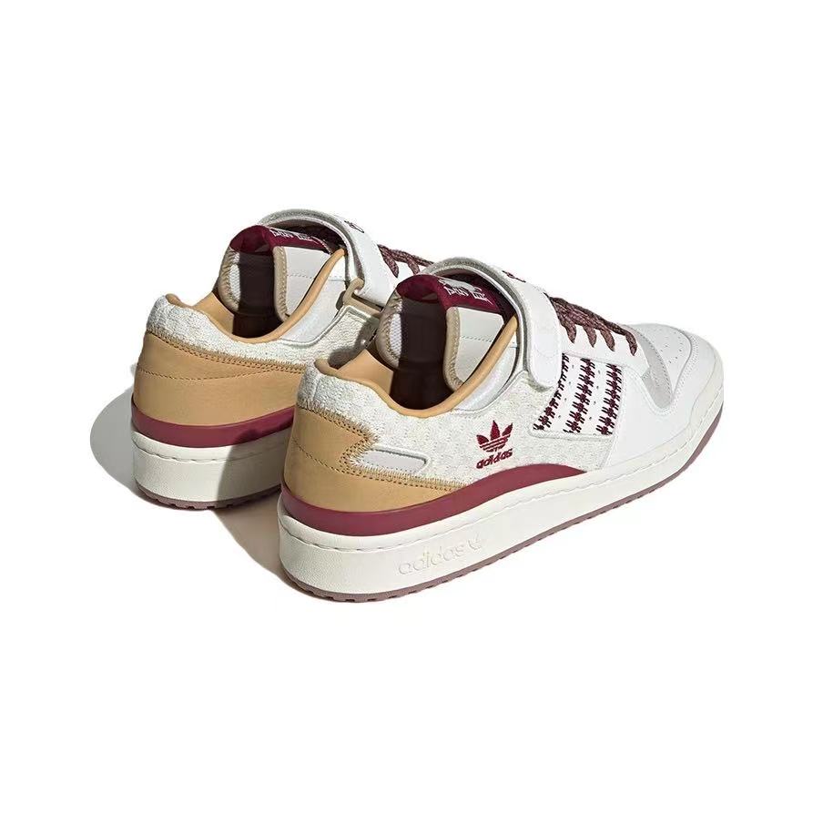 אדידס פורום - ADIDAS FORUM Low Off White/Team Red SNEAKERS – תמונה 4