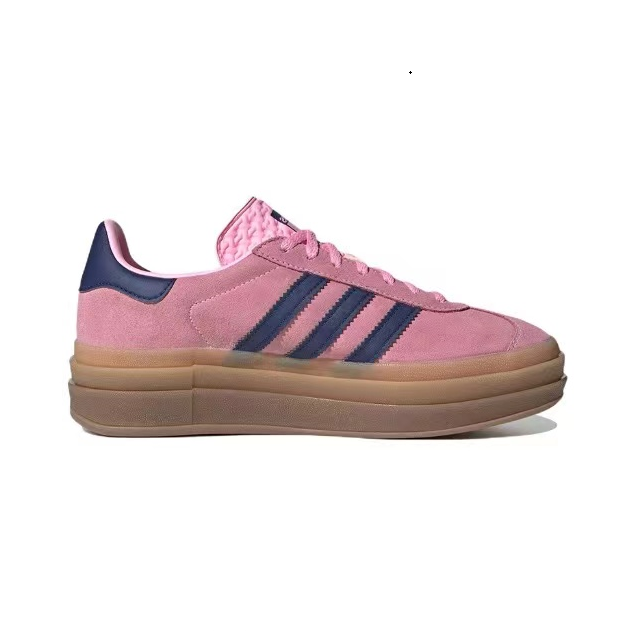 אדידס גאזל- ADIDAS GAZELLE BOLD SHOES Pink/Blue – תמונה 4