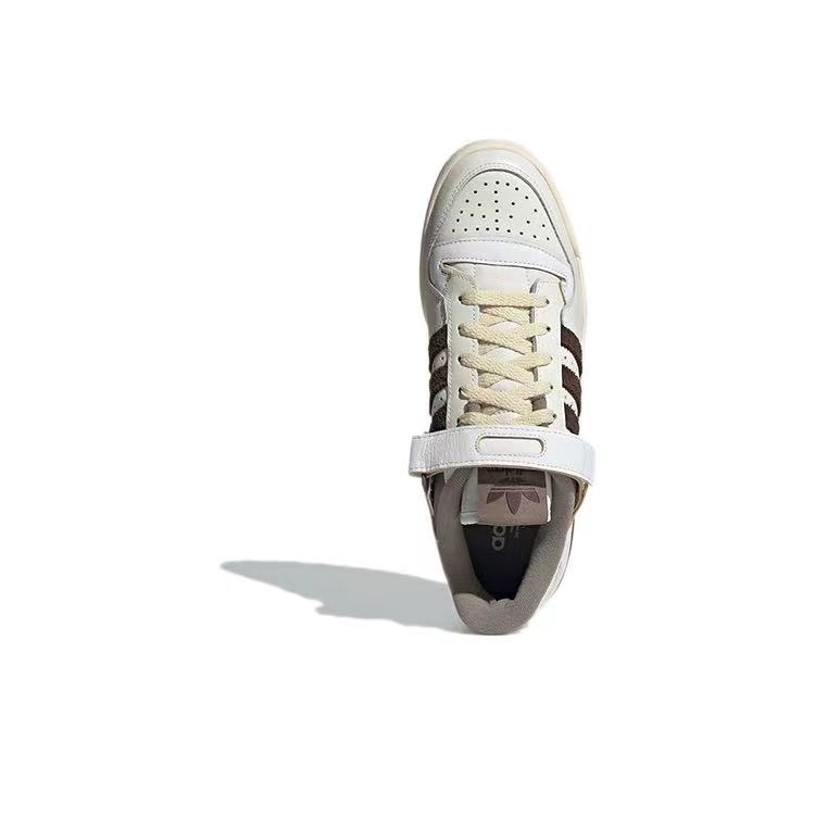 אדידס פורום - ADIDAS FORUM Low Off White Brown SNEAKERS – תמונה 5