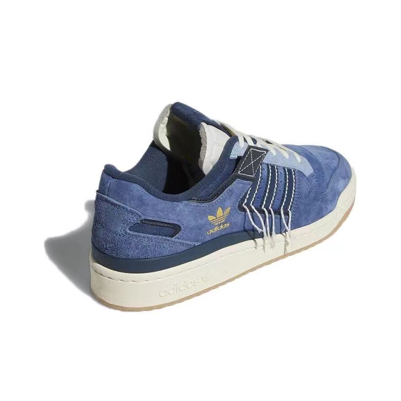 אדידס פורום - ADIDAS FORUM Low Navy Blue SNEAKERS – תמונה 4