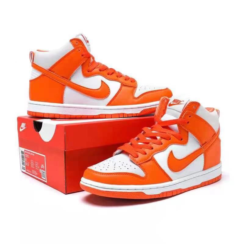 נייק דאנק- NIKE DUNK HIGH Red White – תמונה 8