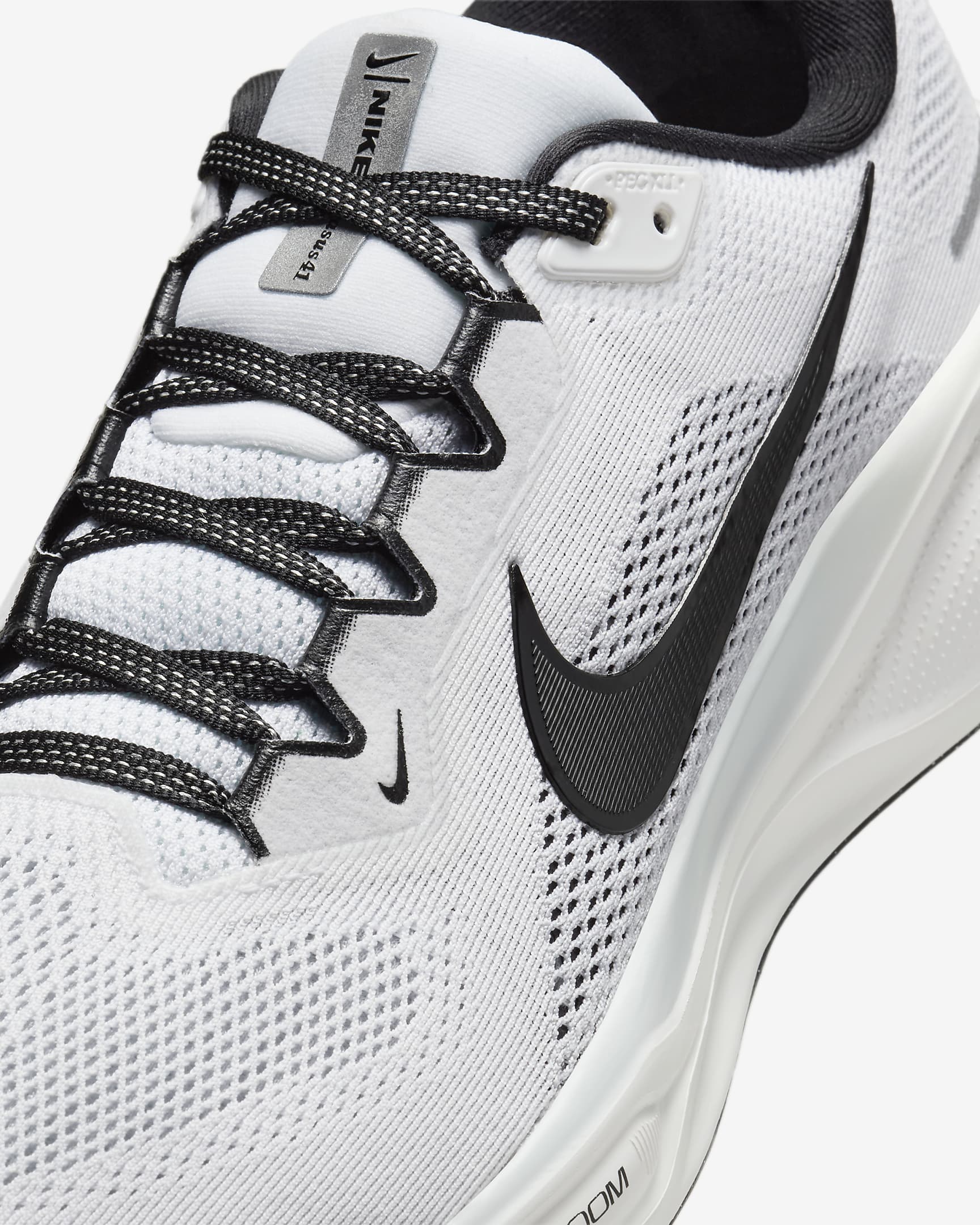 נעלי נייק פגסוס - Nike Pegasus 41 White Pure Platinum – תמונה 8