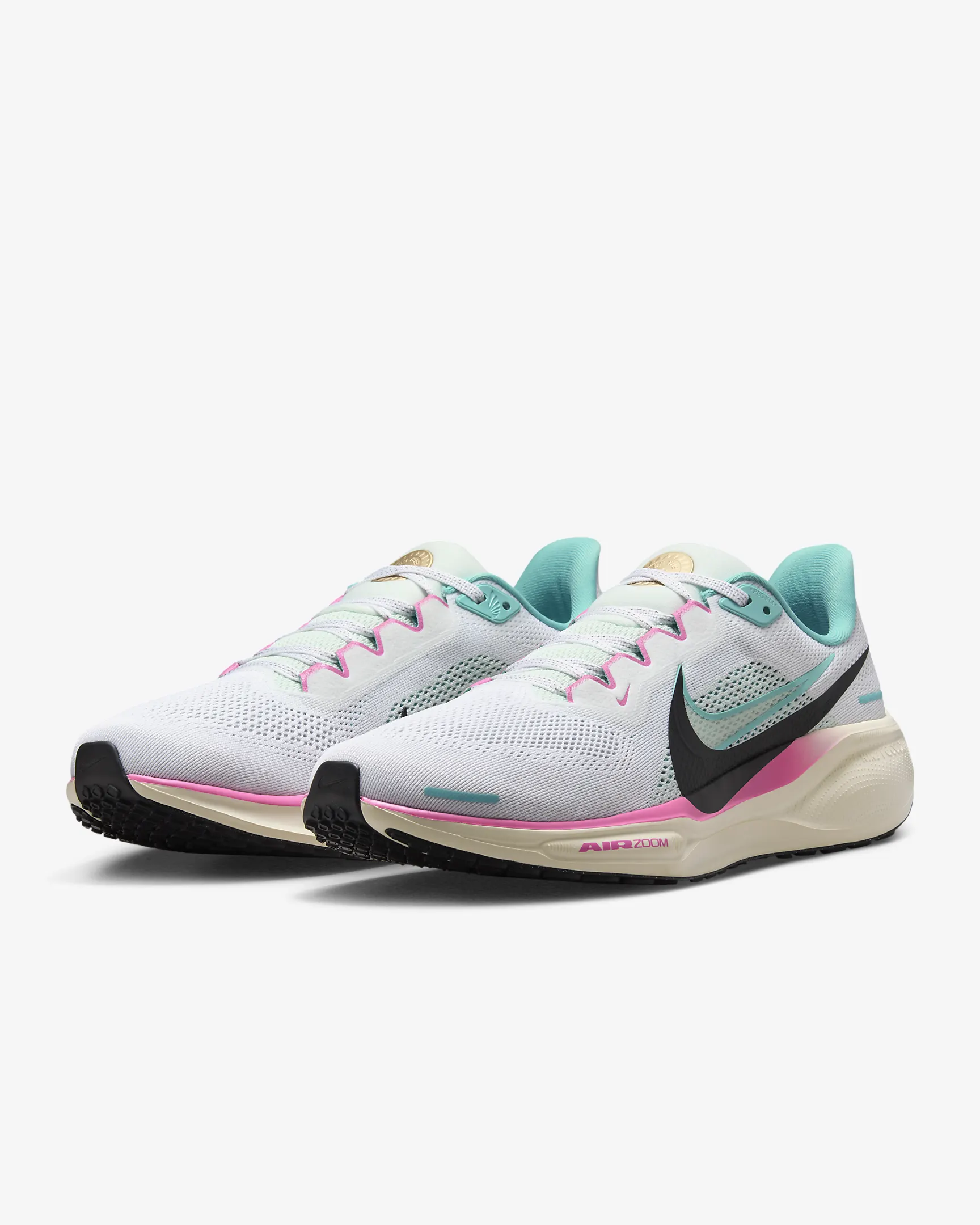 נעלי נייק פגסוס - Nike Pegasus 41 White/Coconut Milk – תמונה 5