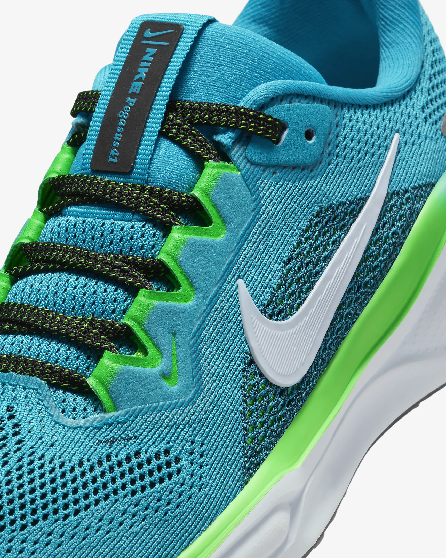 נעלי נייק פגסוס - Nike Pegasus 41 Aquamarine Black Green – תמונה 7