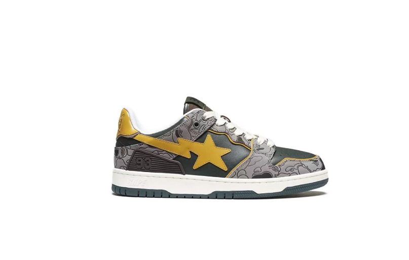 סניקרס BAPE M2 Olive Gray – תמונה 3