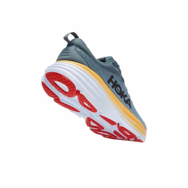 נעלי הוקה - HOKA Bondi 8 Grey Yellow – תמונה 3