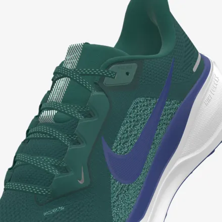 נעלי נייק פגסוס - Nike Pegasus 41 By You Green Blue – תמונה 7