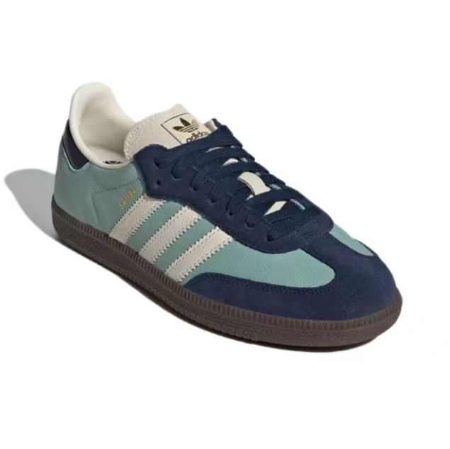 נעלי אדידס סמבה-Samba ADV Sneakers Sky Blue/Navy Blue – תמונה 5