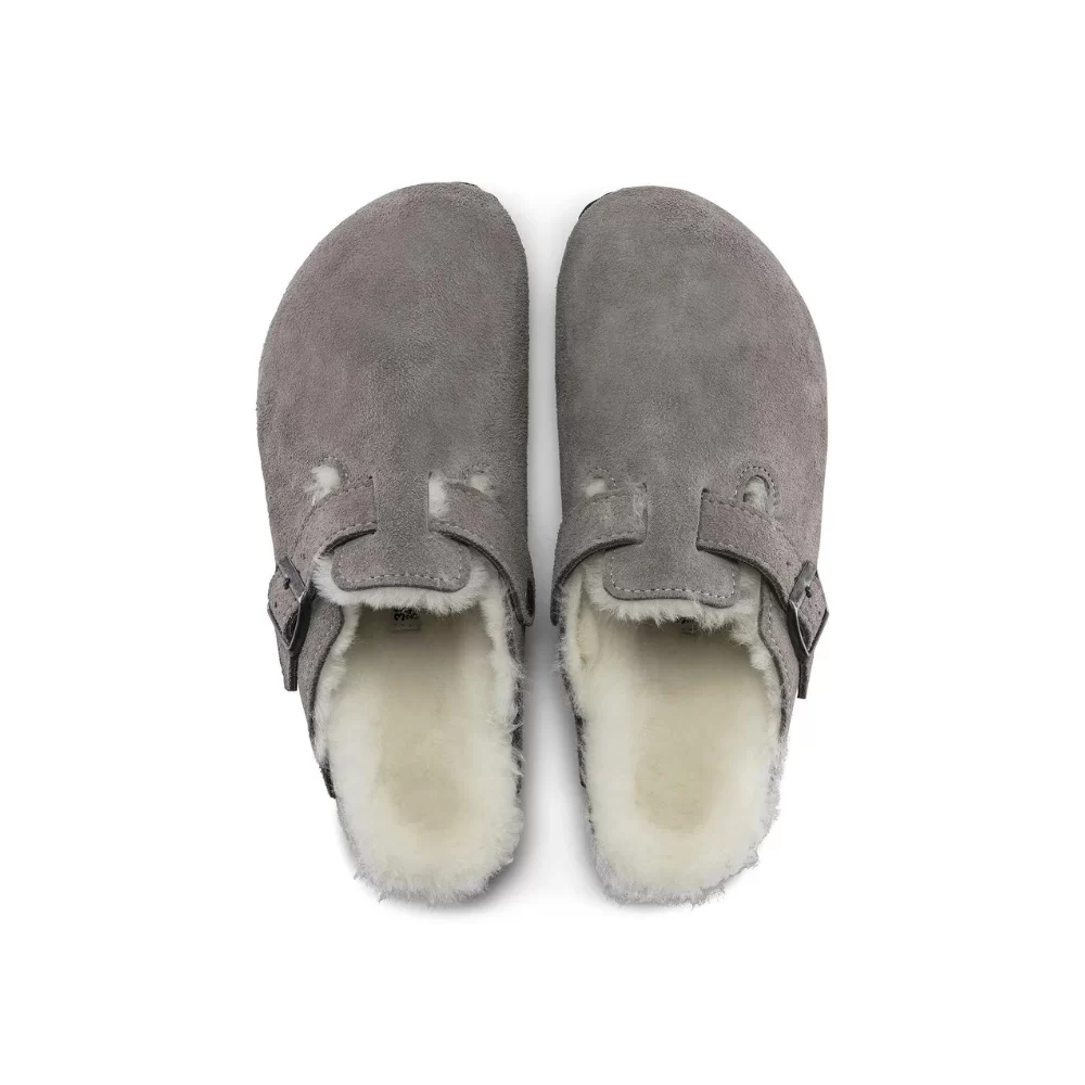 כפכפי בירקנשטוק | Birkenstock Boston Grey – תמונה 3