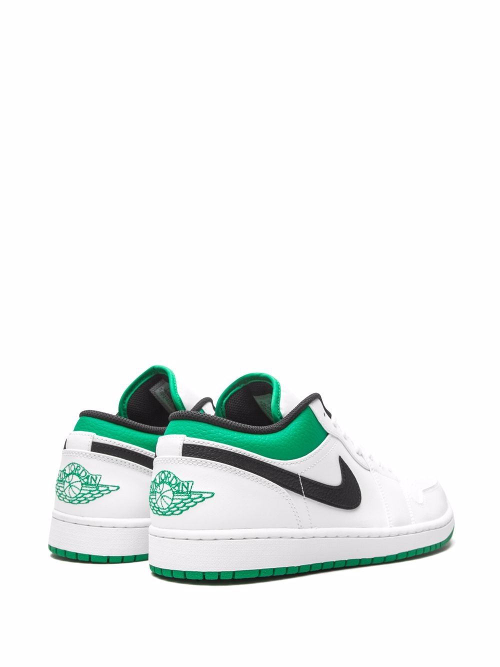 נייק ג'ורדן -NIKE AIR JORDAN 1 LOW - White/Lucky Green – תמונה 3