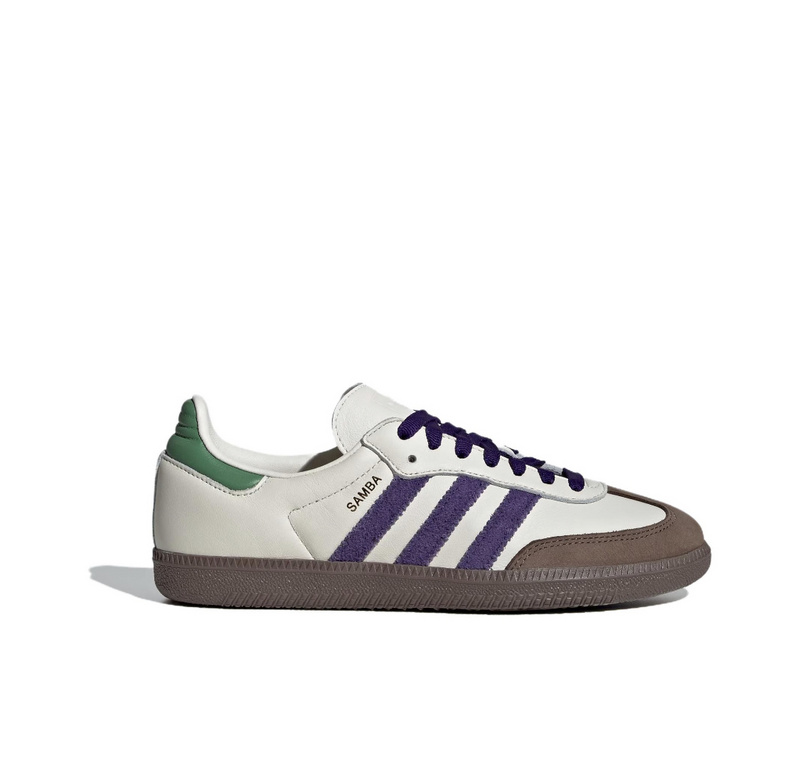 נעלי אדידס סמבה-Samba ADV Sneakers White Brown Blue