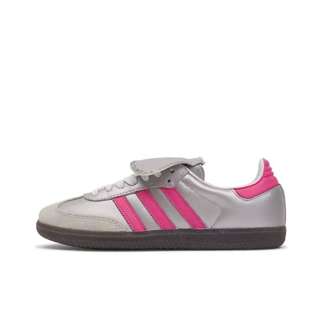 נעלי אדידס סמבה-Samba ADV Sneakers Pink Gray – תמונה 5