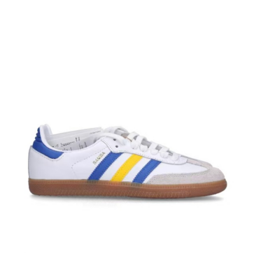 נעלי אדידס סמבה-Samba ADV Sneakers White Blue