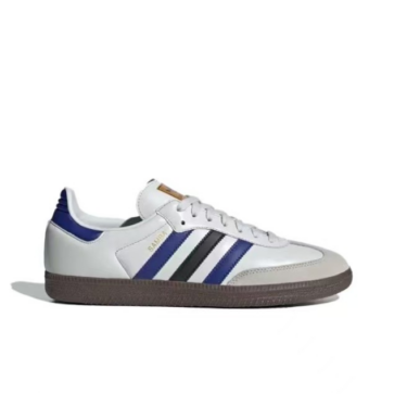 נעלי אדידס סמבה-Samba ADV Sneakers White Blue
