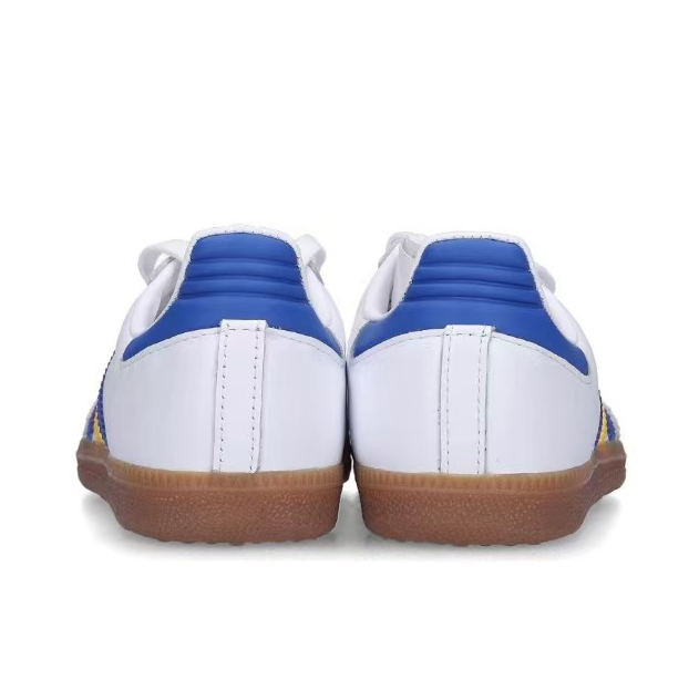 נעלי אדידס סמבה-Samba ADV Sneakers White Blue – תמונה 5