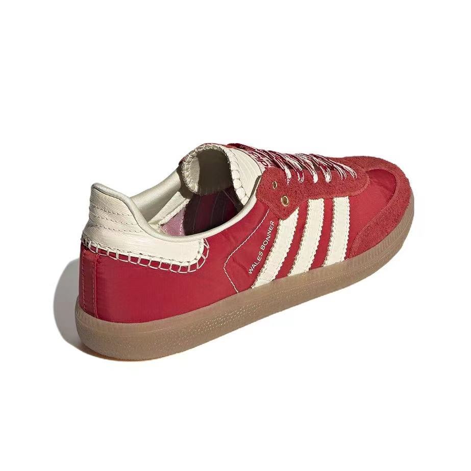 נעלי אדידס סמבה-Samba ADV Sneakers Red White – תמונה 4