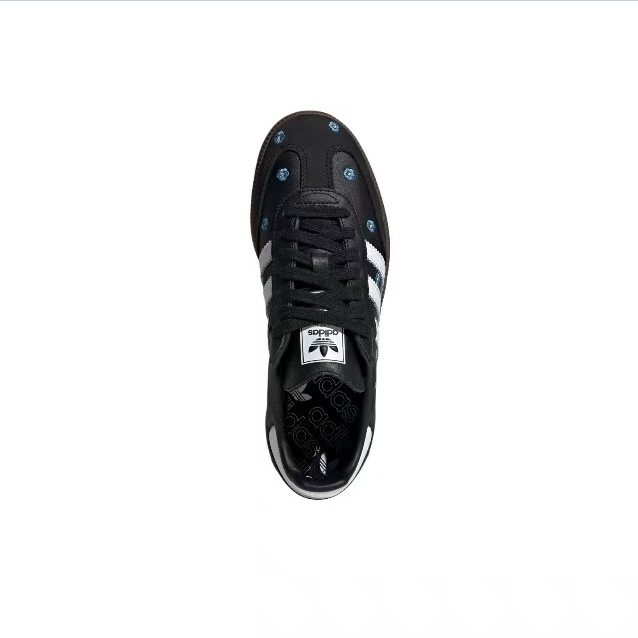 נעלי אדידס סמבה-Samba ADV Sneakers Black White – תמונה 3