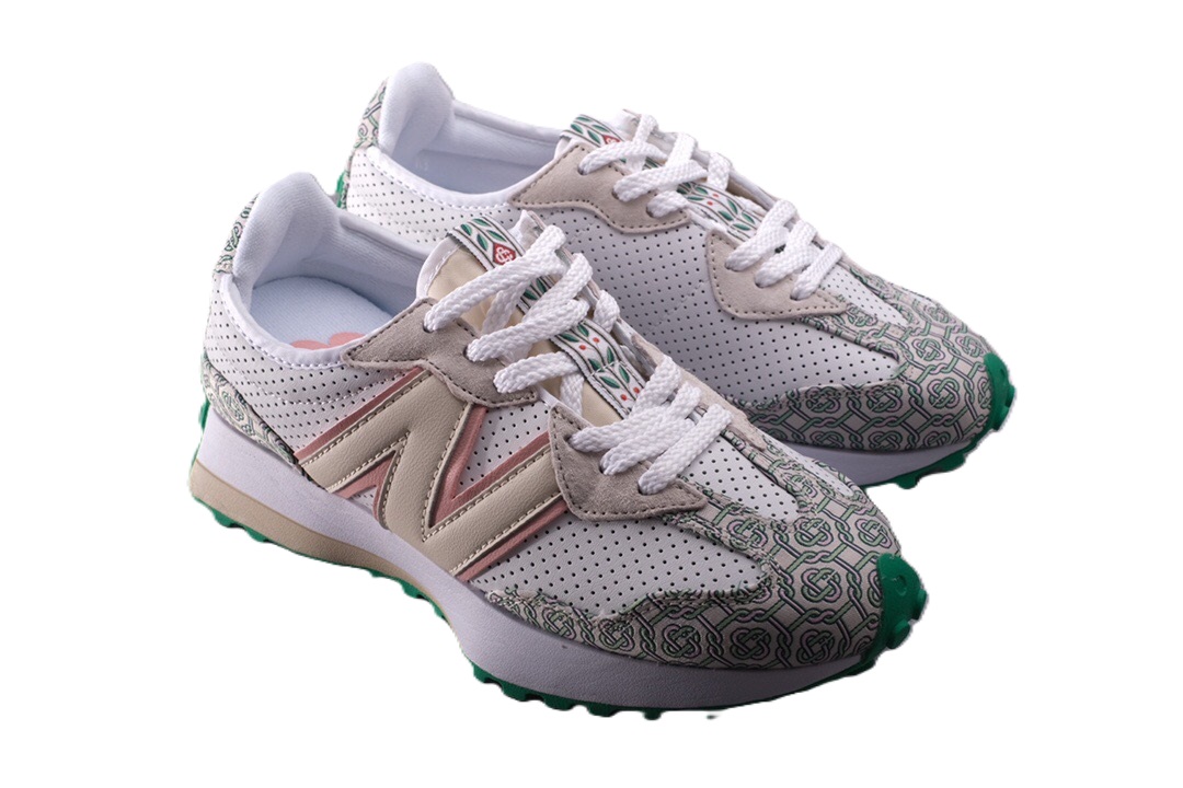 סניקרס ניו באלאנס NEW BALANCE 327 WHITE MIX DESGIN – תמונה 3