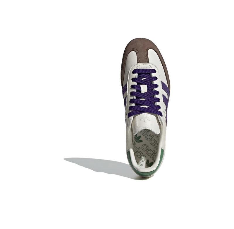 נעלי אדידס סמבה-Samba ADV Sneakers White Brown Blue – תמונה 3