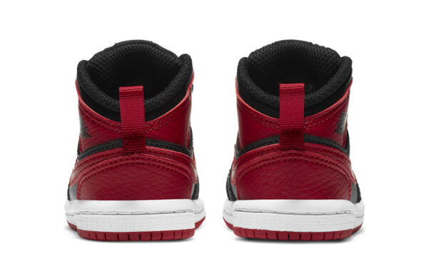 Air Jordan 1 Low Red Black ילדים – נייק ג'ורדן – תמונה 5