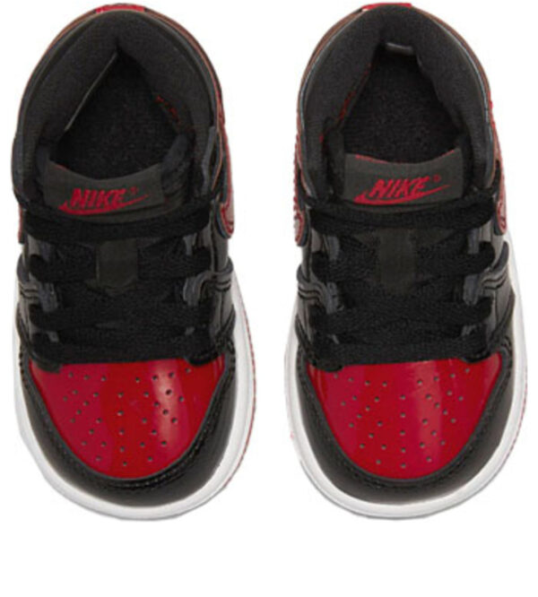 Air Jordan 1 Low Black Red ילדים – נייק ג'ורדן – תמונה 3