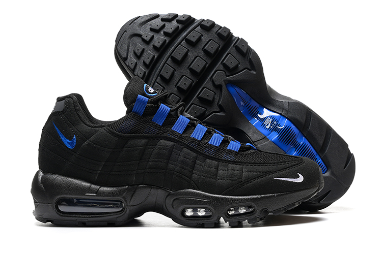 נעלי נייק NIKE AIR MAX 95 BLACK BLUE TURKIZ