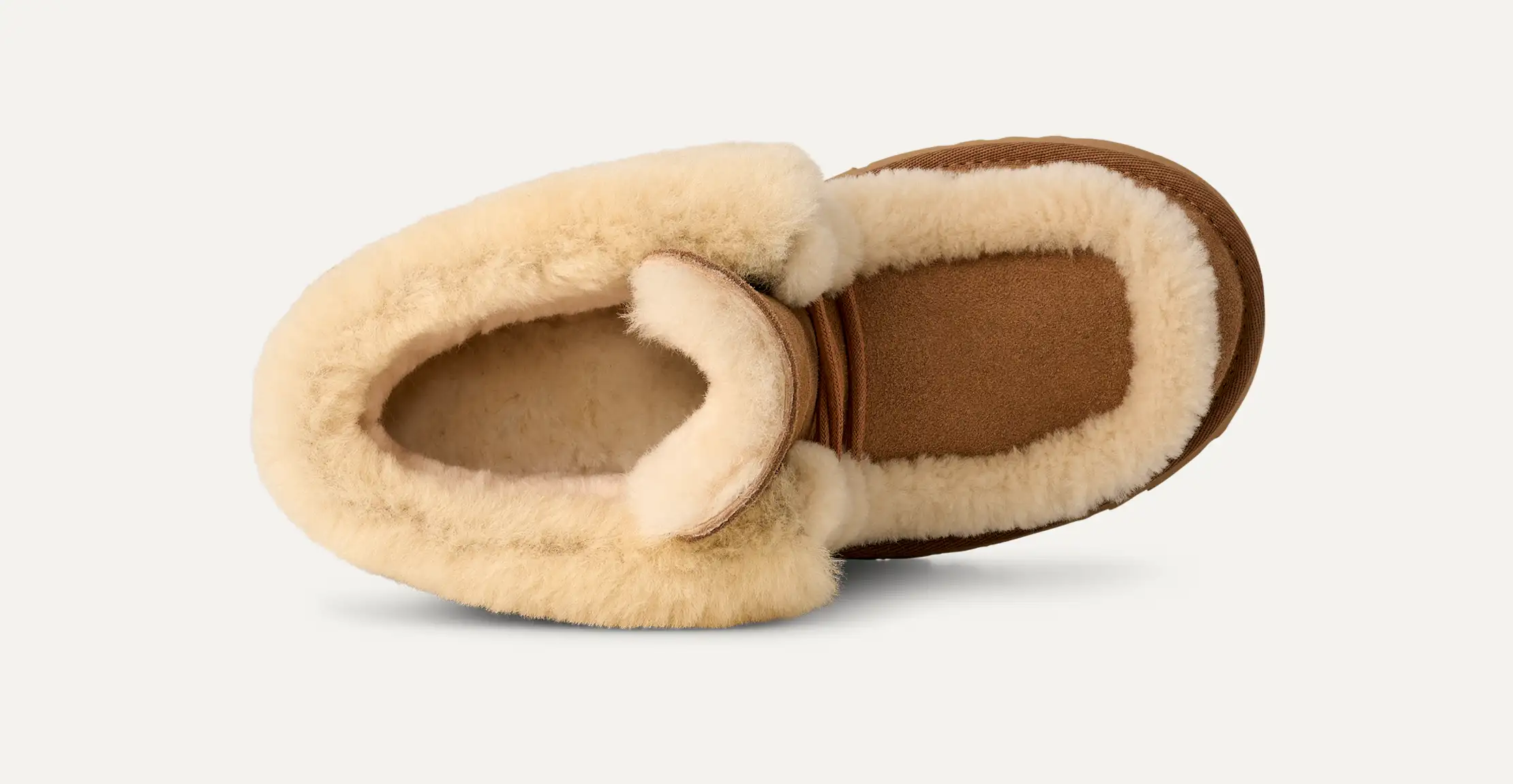 UGG Plush Lace-Up Platform – מגפי האג נשים פלטפורמה פרווה – תמונה 4